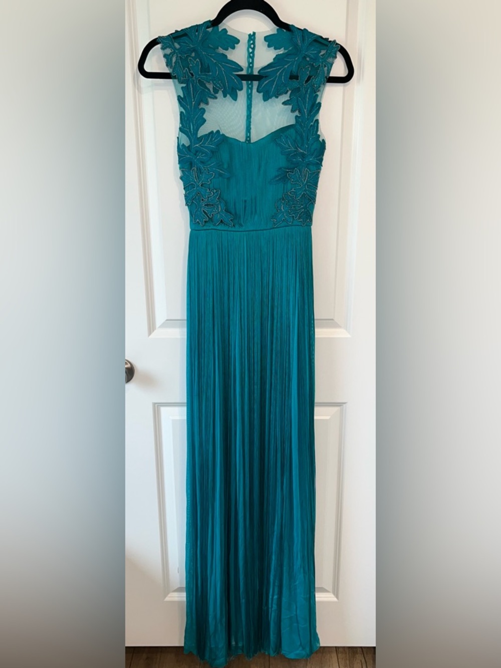 Catherine Deane Fringe Romantic Gown Dress Art Deco Elegant Wedding Event US 2